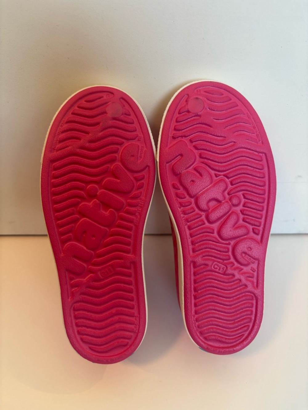Native Shoes Kids' Pink Slip-On Water Shoes with White Toe - Picture 3 of 4